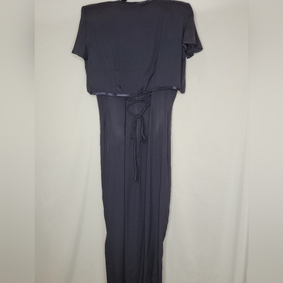 Just Choon California Vintage 2 Piece Sleeveless Dress Cropped Jacket - Size 7 - Picture 3 of 10